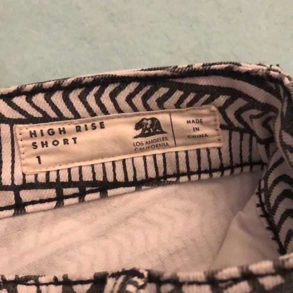 Bull head denim high rise jean short size 1 - Picture 4 of 5